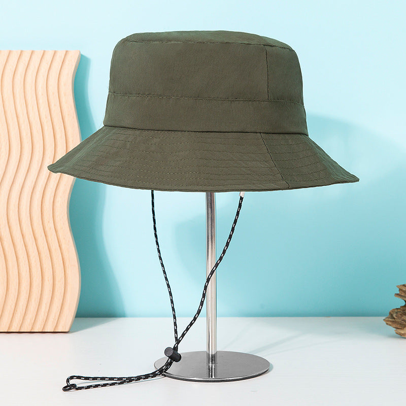 Foldable storage fisherman hat, sun hat, summer outdoor quick drying sun protection fishing hat, breathable men's and women's denim hat